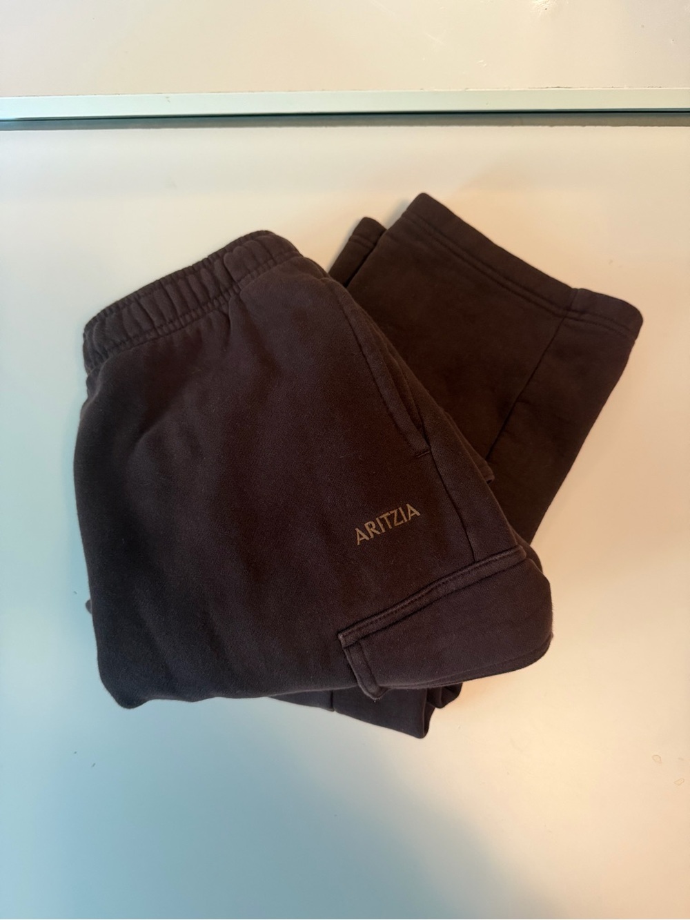 Aritzia Cozy Sweatfleece Mega Cargo Jogger